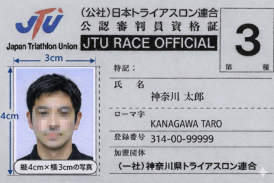 公認審判資格証サンプル